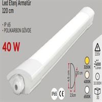 40W YATAY BANT ARMATÜR 120 CM  3200K IP65 1